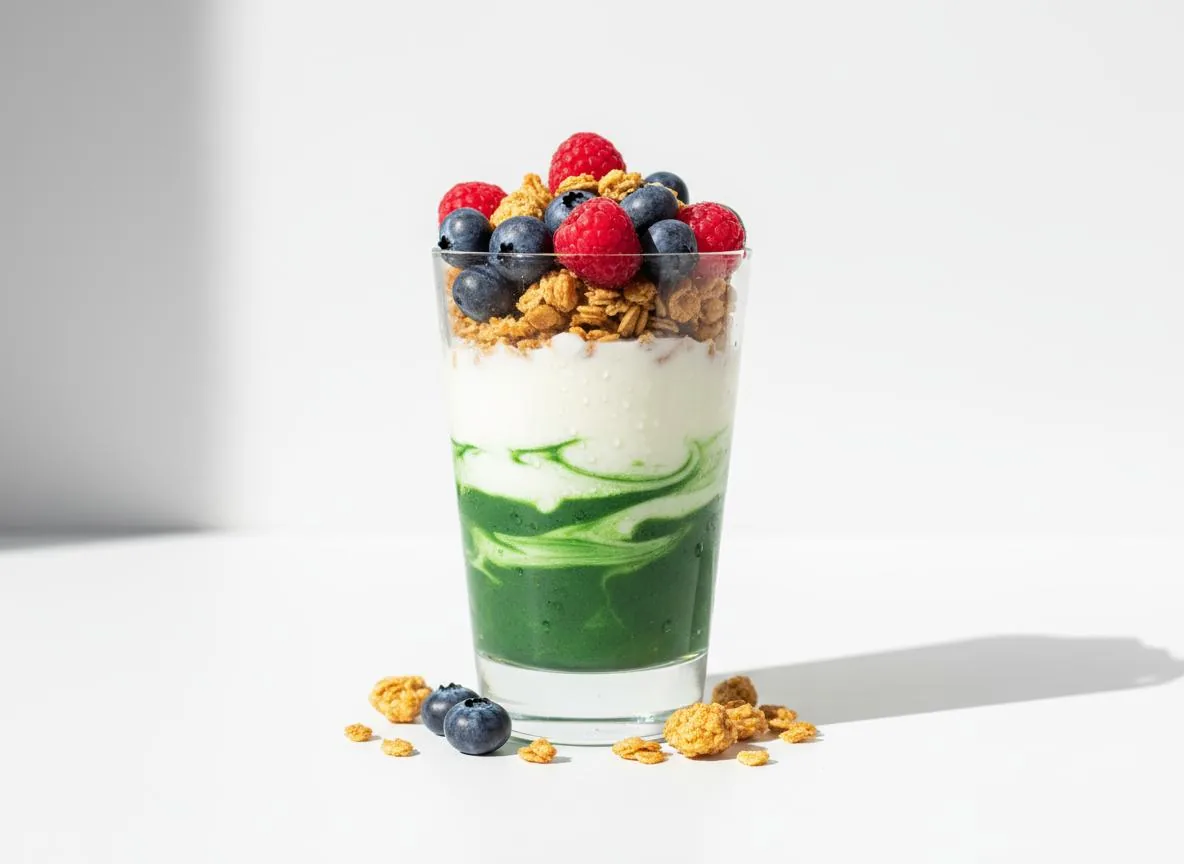 Creamy Spirulina Yogurt Bowl