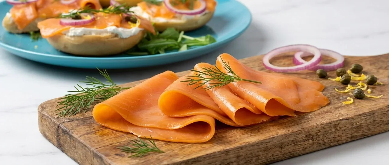 Simplii Texture spirulina-based smoked salmon